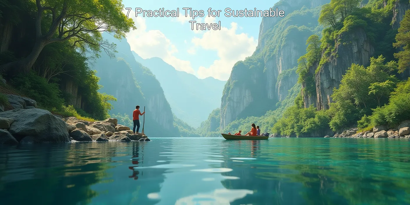 7 Practical Tips for Sustainable Travel