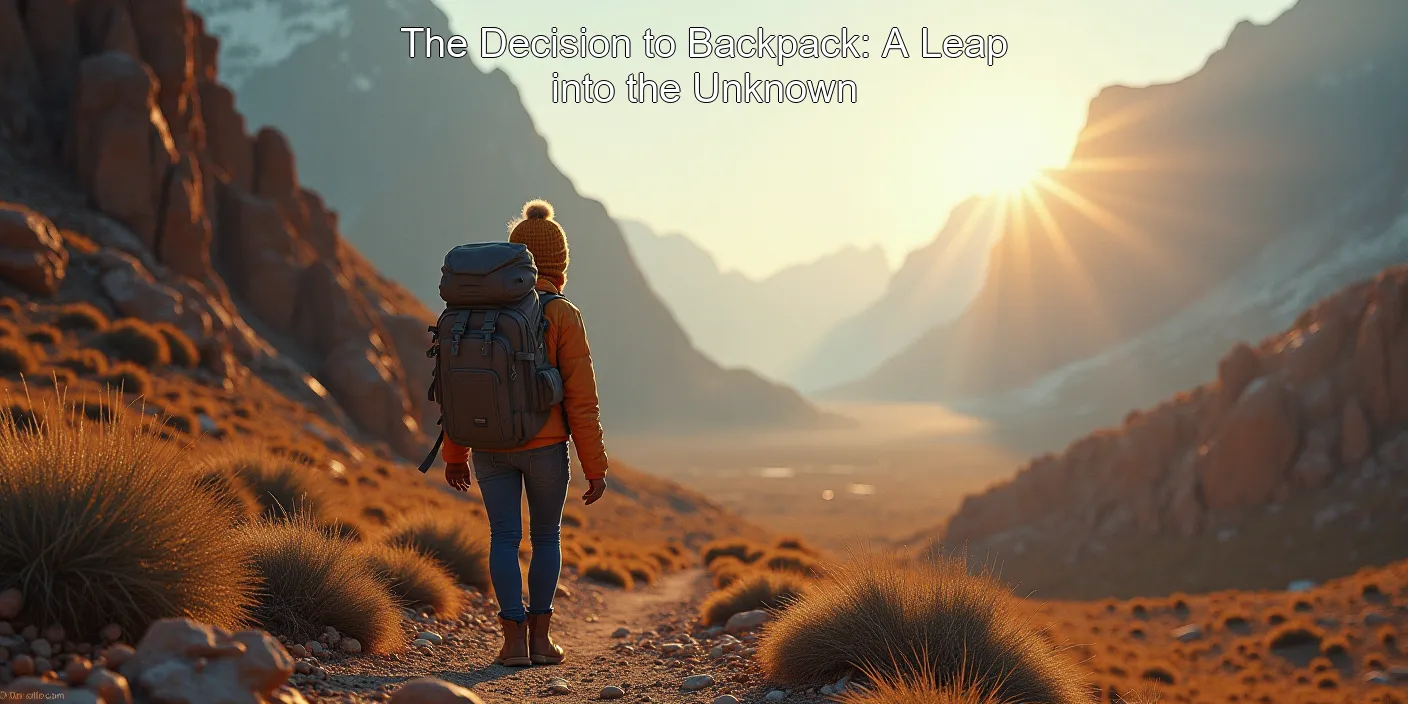 The Decision to Backpack: A Leap into the Unknown