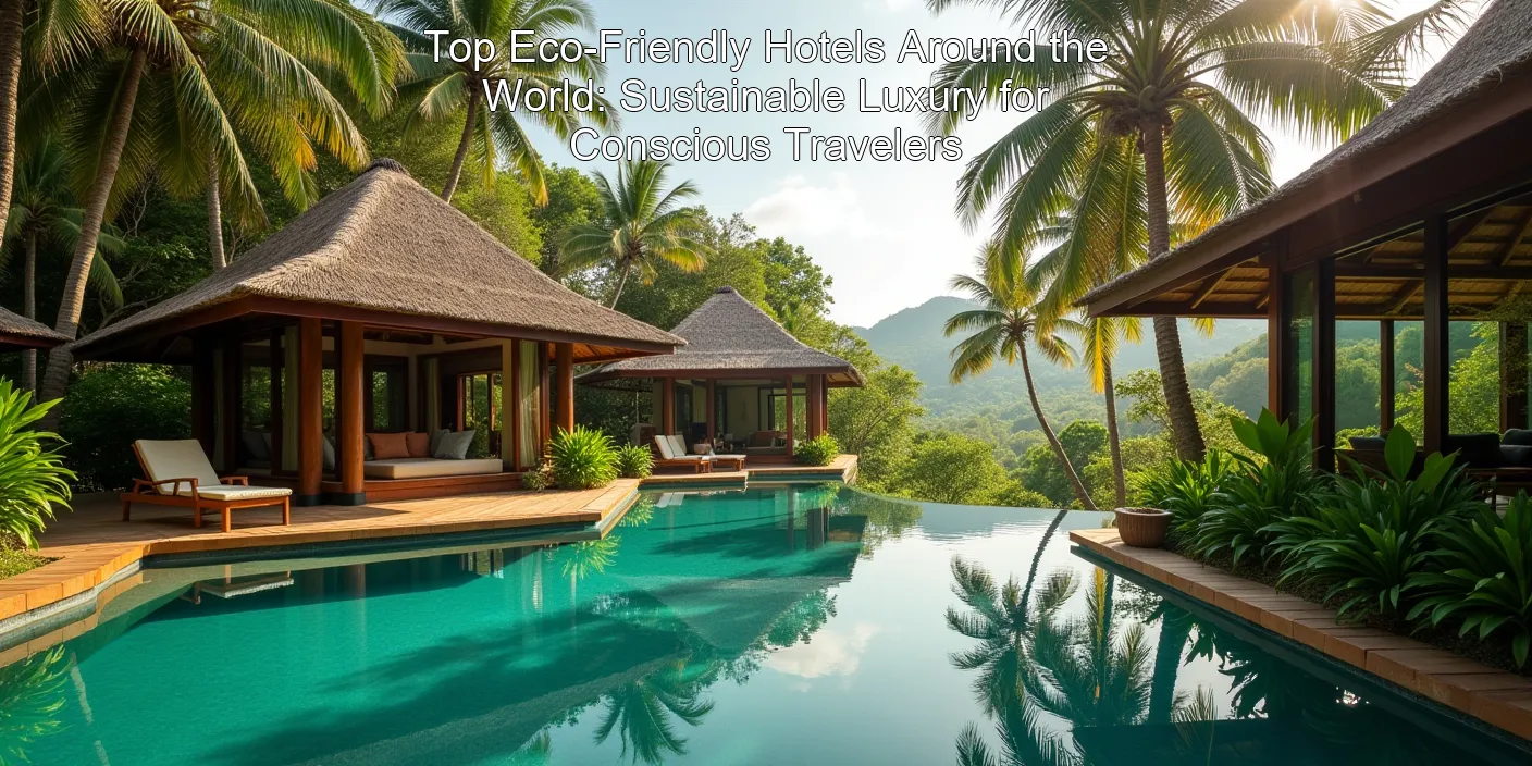 Top Eco-Friendly Hotels Around the World: Sustainable Luxury for Conscious Travelers